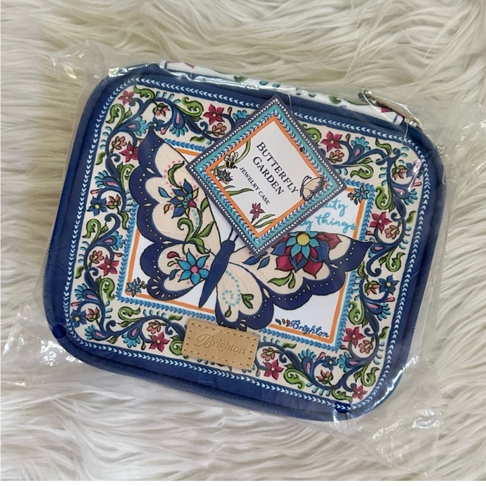 Brand new (with tags) butterfly jewelry travel case from Brighton. 2 available - Picture 4 of 6